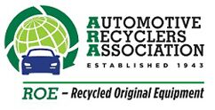 Logo for Automotive Recyclers of Ontario promoting recycled original equipment.