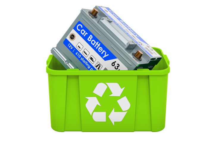 car batteries can be recycled